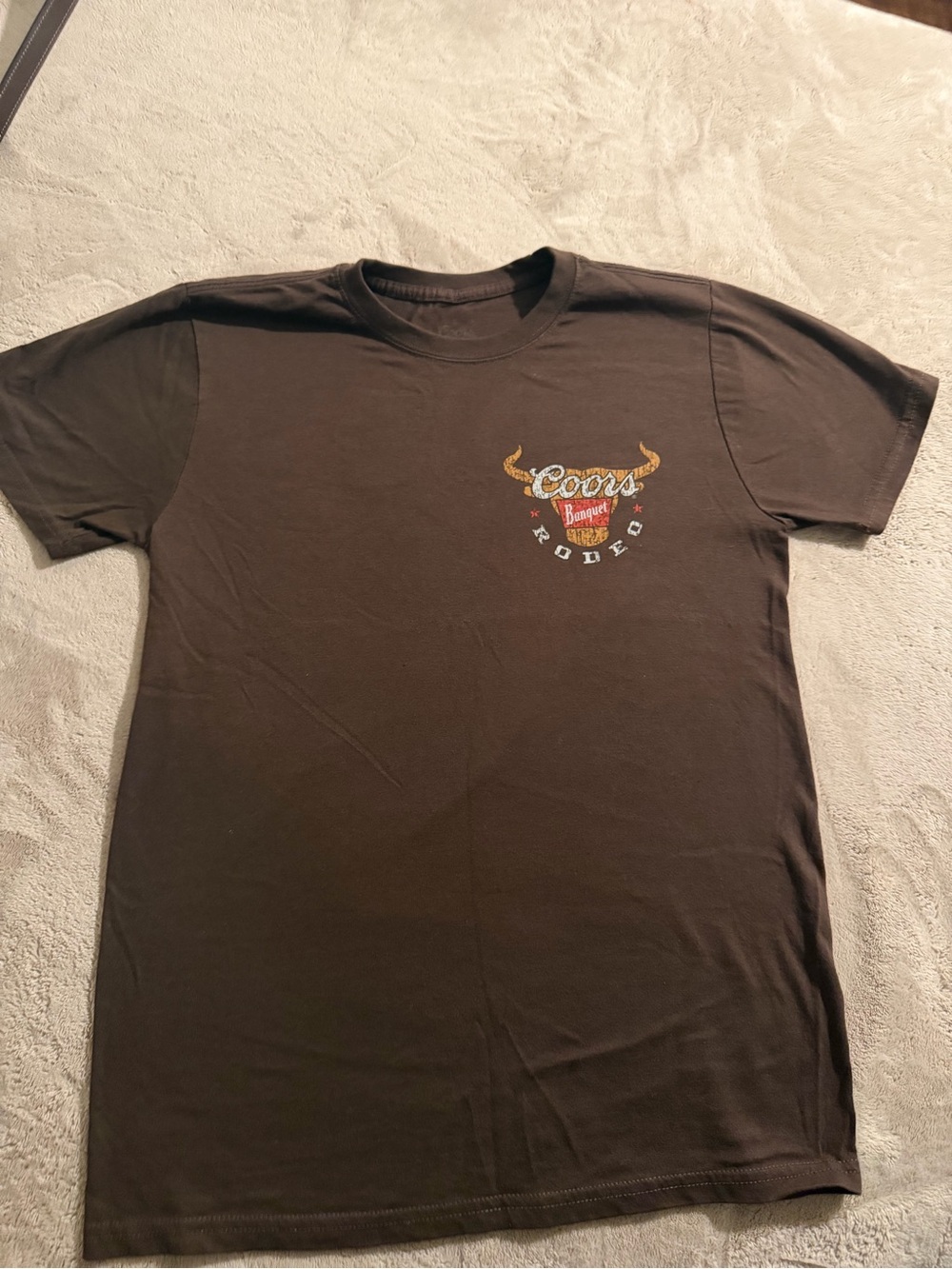 Coors Banquet Rodeo Graphic T-Shirt in Brown